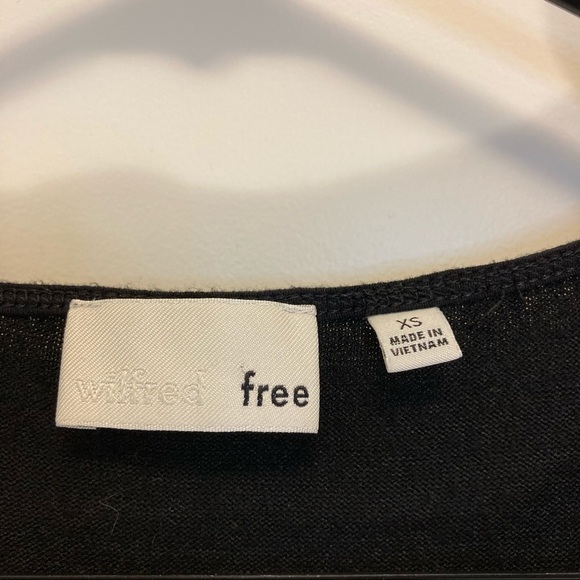 WILFRED FREE Sz  XS Aritzia A-line 3/4 Sleeves Oversized Tunic - Picture 3 of 5